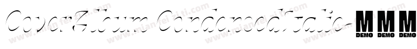 CoverAlbum CondensedItalic字体转换